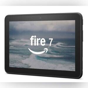 Amazon Fire 7 Black Tablet Compact Design